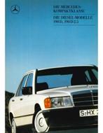 1987 MERCEDES BENZ 190D BROCHURE DUITS, Ophalen of Verzenden