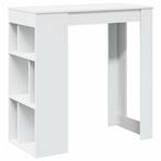 Witte Bartafel met Rekken | Tweede Kansje | OP = OP!, Verzenden, Nieuw