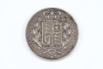 Verenigd Koninkrijk. Victoria. 1 Crown 1847 - Zilveren munt, Postzegels en Munten