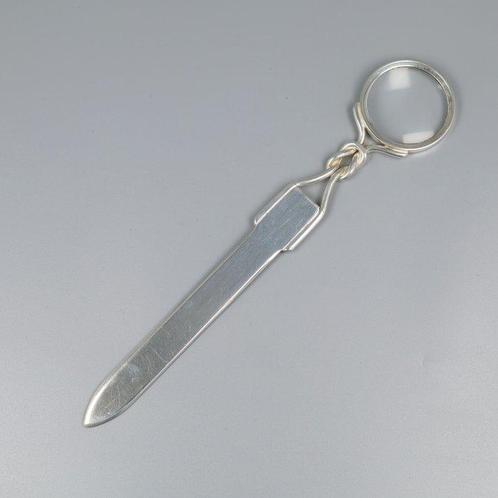 Loupe - 1990-2000 - Italie - Briefopener met Loupe (Firenze, Antiek en Kunst, Antiek | Zilver en Goud