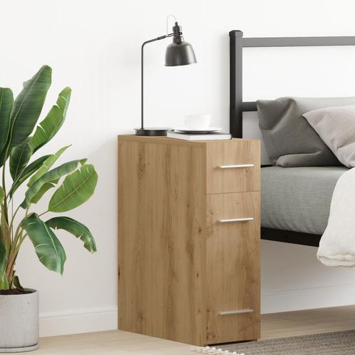 vidaXL Apothekerskast Artisan Eiken 20x45,5x60 cm Bewerkt, Huis en Inrichting, Kasten | Overige, Nieuw, Verzenden