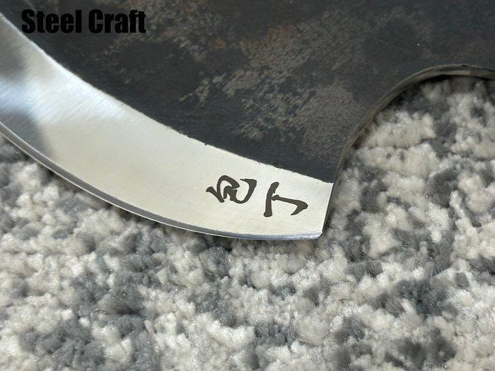 Keukenmes - Japanse cleaver - Premium Japanse stalen cleaver, Antiek en Kunst, Antiek | Keukengerei