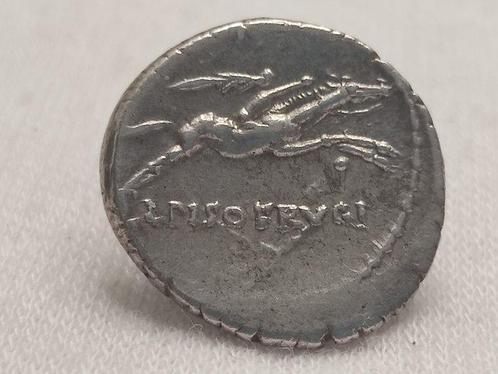 Romeinse Republiek. L. Calpurnius Piso L.f. L.n. Frugi, 90, Postzegels en Munten, Munten | Europa | Niet-Euromunten