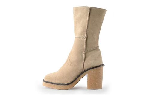 Tango Laarzen in maat 40 Beige | 5% extra korting, Kleding | Dames, Schoenen, Beige, Gedragen, Hoge laarzen, Verzenden