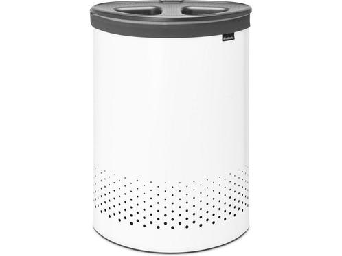Brabantia Wasmand - met Deksel - 55 l - White / Kunststof, Huis en Inrichting, Woonaccessoires | Overige, Zo goed als nieuw, Verzenden