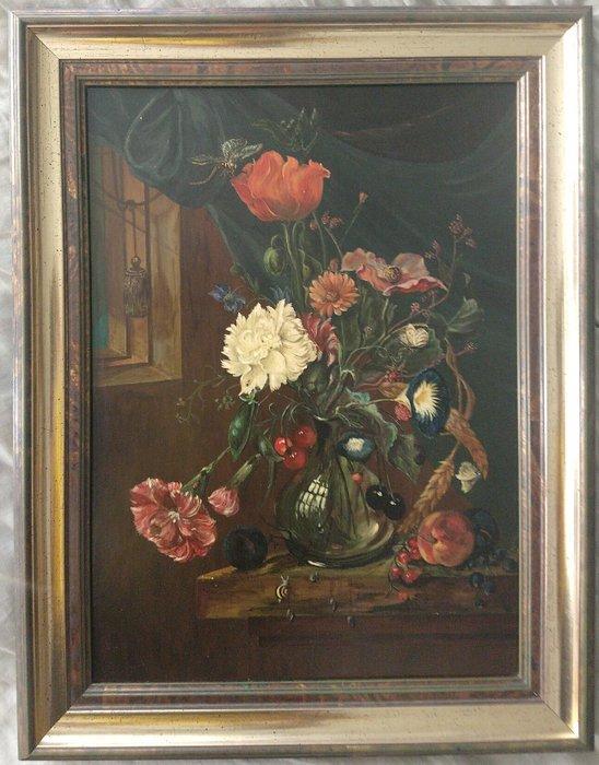 Nederlandse school (XX) - Klassiek Nederlands pronkstilleven, Antiek en Kunst, Kunst | Schilderijen | Klassiek