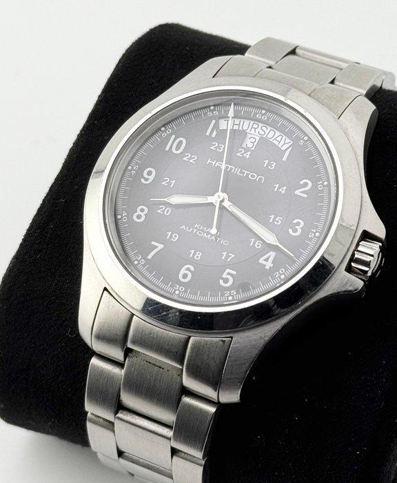 Hamilton - Khaki Field King - Zonder minimumprijs - H644550, Handtassen en Accessoires, Horloges | Heren