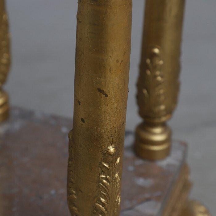 Schrijftafel - Marmer, Hout, Verguld hout, Antiek en Kunst, Curiosa en Brocante