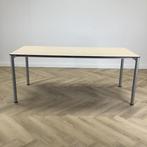 Eromes kantinetafel 180x80 cm,  ahorn - grijs, Gebruikt, Bureau
