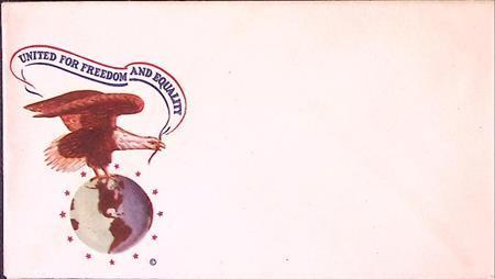 Amerikaanse envelop WWII (lijst optie), Verzamelen, Militaria | Tweede Wereldoorlog, Foto of Poster, Verzenden