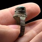 Oude ring met scarabee-kraal Brons Ring (Zonder