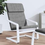 vidaXL Chaise de relaxation Gris foncé Tissu, Verzenden, Neuf