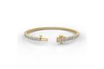 Zonder Minimumprijs - Tennis armband - 18 karaat Geel goud -, Handtassen en Accessoires, Antieke sieraden