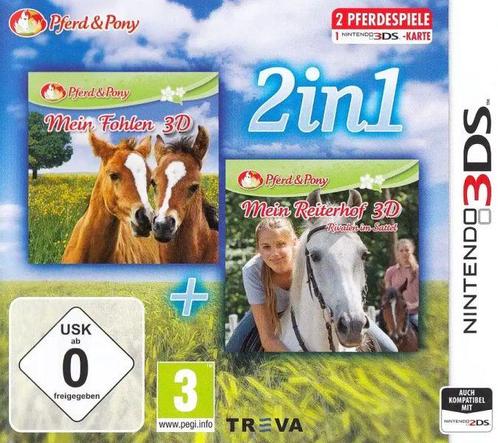 2in1 My Foal 3D + My Riding Stables 3D-Duits (3DS) NIEUW, Games en Spelcomputers, Games | Nintendo 2DS en 3DS, Ophalen of Verzenden