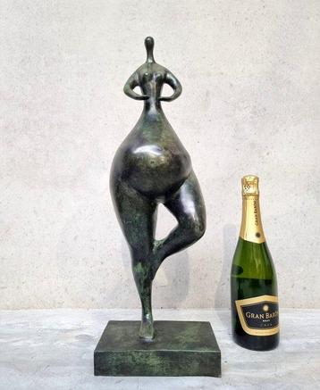 sculptuur, Ballerina Abstract - 58 cm - Brons beschikbaar voor biedingen