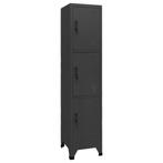 vidaXL Armoire Ã  casiers Anthracite 38x45x180 cm Acier, Verzenden