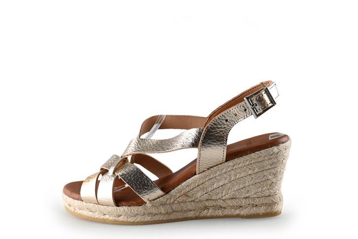 Manfield Espadrilles in maat 38 Goud | 5% korting, Kleding | Dames, Schoenen, Overige kleuren, Zo goed als nieuw, Espadrilles