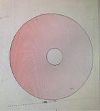 Styropor schijf 50 cm diameter met rond gat piepschuim, Nieuw