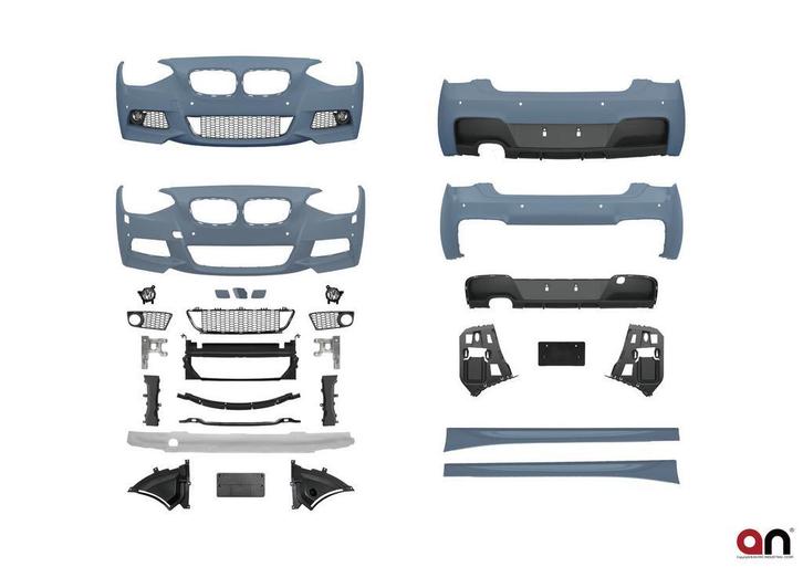 Premium Sport Look M Pakket BMW 1 Serie F20 B3871, Auto-onderdelen, Carrosserie, Nieuw, BMW, Voor, Achter, Links, Rechts, Bumper