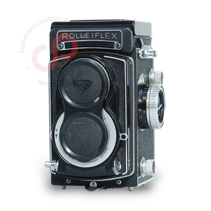 Rolleiflex T model 3 TLR Zeiss Tessar 75mm 3.5 nr. 0367, Audio, Tv en Foto, Fotocamera's Analoog, Zo goed als nieuw, Overige Merken