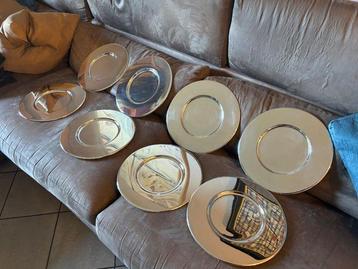 Christofle - Plat (8) - Plaqué(e) argent