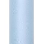 Lichtblauwe Tule Rol 30cm 9m, Verzenden