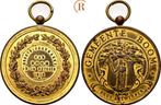 Vergoudete brons medaille 1912 Belgie: Antwerpen Stadt:, Verzenden