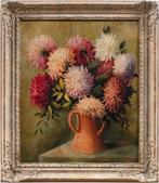 English school (XX) - Vase of Flowers, Antiek en Kunst