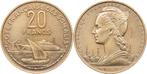 20 Franc 1952 Franzoesisch-somaliland KursMunt Probe Alum..., Verzenden