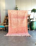 Hedendaags abstract handgemaakt Marokkaans vloerkleed roze, Nieuw