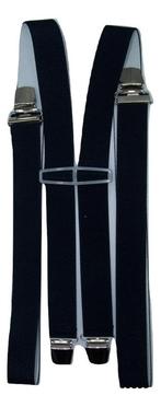 XXL Donkerblauwe Bretels met 4 extra sterke clips, Vêtements | Hommes, Ceintures, Verzenden