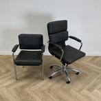 Complete set Mobilex Italy design bureaustoel en, Ergonomisch, Gebruikt, Grijs, Bureaustoel