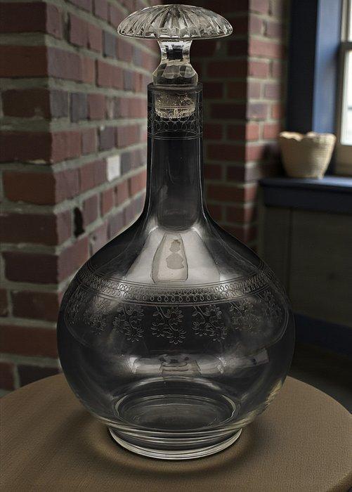 Baccarat - Fles - Pompadour - Kristal, Antiek en Kunst, Antiek | Glaswerk en Kristal