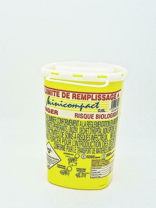 Sanypick Minicompact Naaldencontainer 0,6 Liter, Diversen, Verpleegmiddelen, Nieuw, Ophalen of Verzenden