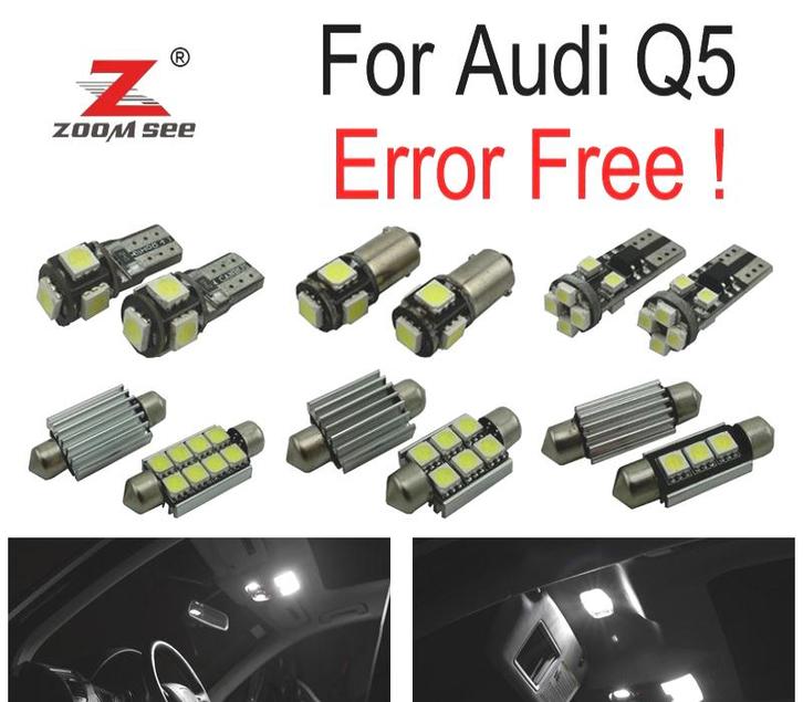 Kit 30 Ampoules Led Intérieur Pour Audi Q5 2009- 2017, Auto-onderdelen, Verlichting, Verzenden