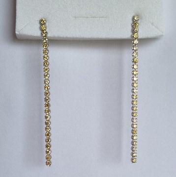 Boucles doreilles - 14 carats Or blanc -  2.03ct. tw. -