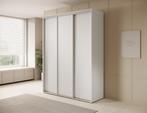 Kledingkast 180cm wit Schuifdeuren - Garderobekast, Huis en Inrichting, Kasten | Overige, Verzenden, Nieuw