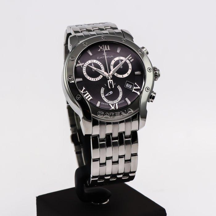 Catena - Chronograph Swiss Watch - C913SNN5 - Zonder, Handtassen en Accessoires, Horloges | Heren