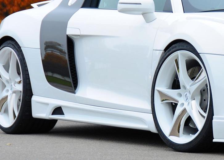 Rieger side skirt | R8 (42): 04.07- - Coupe, Spyder | l stuk, Auto-onderdelen, Carrosserie, Nieuw, Audi, Verzenden