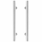 Intersteel Set Deurgrepen T-vorm 1000x80x30 HoH 800 mm RVS, Doe-het-zelf en Bouw, Deuren en Vliegenramen, Ophalen of Verzenden