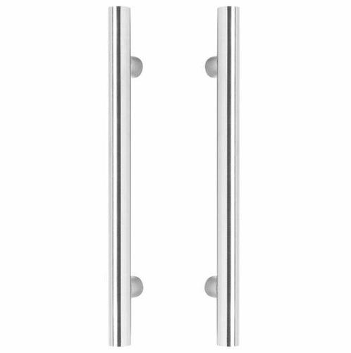 Intersteel Set Deurgrepen T-vorm 1000x80x30 HoH 800 mm RVS, Doe-het-zelf en Bouw, Deuren en Vliegenramen, Ophalen of Verzenden