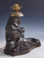 sculptuur, Scandinavische Art Deco Sculpturale Lampvoet, De