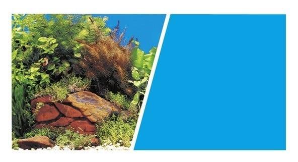Achterwand poster planten/blauw (Achterwandposters), Dieren en Toebehoren, Vissen | Aquaria en Toebehoren, Sierelement, Nieuw