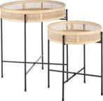 2dekans | Mica Decorations Leandro Bijzettafel - Set van 2 -, Huis en Inrichting, Ophalen of Verzenden, Nieuw