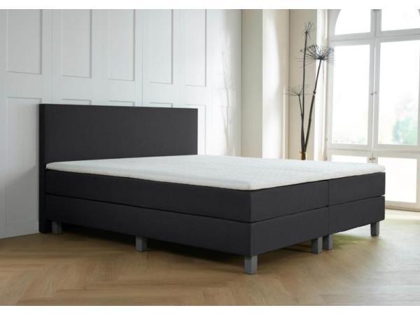Veiling - Boxspring Ommen afmeting 140 x 200, Zwart, Maison & Meubles, Chambre à coucher | Lits boxsprings