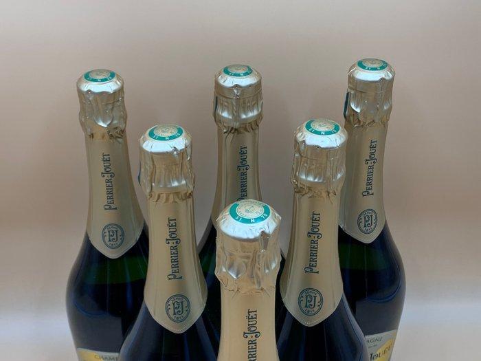 Perrier-Jouët, Grand Brut - Champagne - 6 Flessen (0.75, Verzamelen, Wijnen