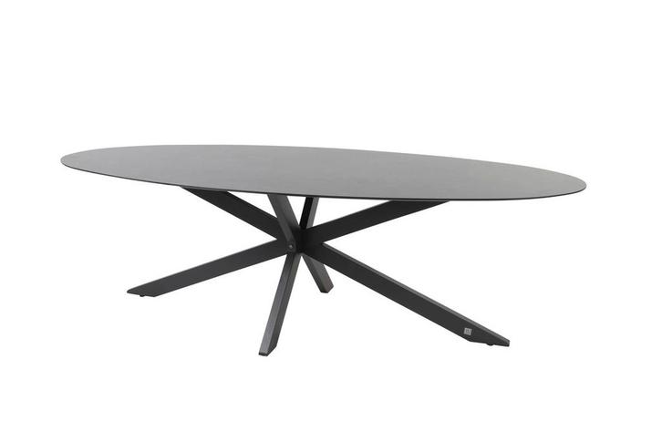 4 Seasons Outdoor Privada tafel met ellips HPL blad 240 x, Jardin & Terrasse, Ensembles de jardin