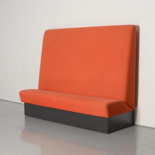 Officenow ontvangstbank, oranje, 200 x 77 cm, Huis en Inrichting, Zetels | Zetels, Gebruikt, Ophalen of Verzenden