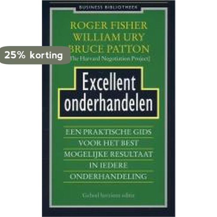 Excellent onderhandelen 9789025401139 W. Ury, Boeken, Studieboeken en Cursussen, Gelezen, Verzenden