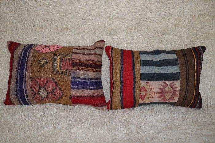 Twee patchwork - Kussen, Antiek en Kunst, Kunst | Designobjecten
